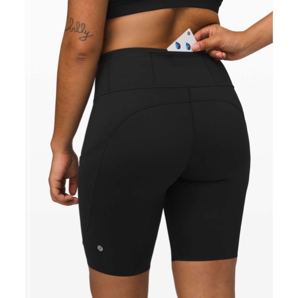 Lululemon Fast and Free Short 10" *Cool Black